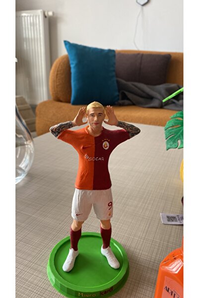 katre flowers Yıldız Futbolcu Karakter Biblosu - DIY Boyanabilir Beyaz Figür ...