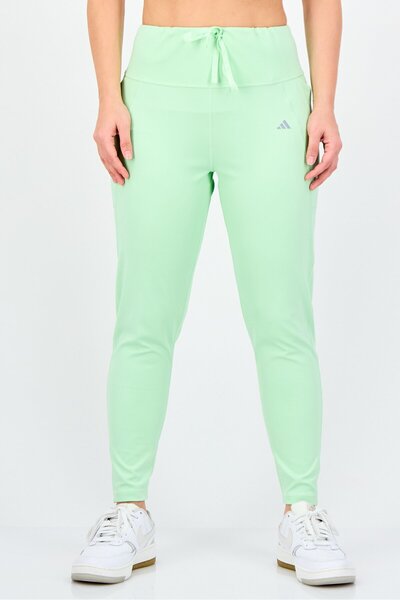 adidas Women Tight Fit Brand Logo Training Leggings, Mint Green