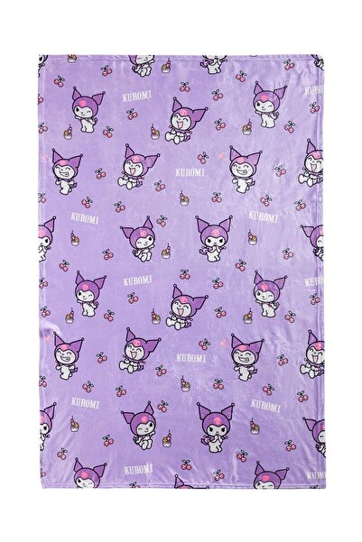 LC Waikiki Lcw Home Purple Hello Kitty Printed Tv Blanket 100X150 cm
