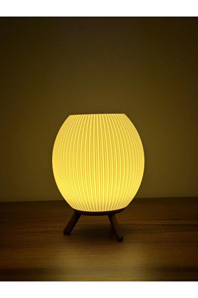 Colorinsane Dekoratif Abajur Doris Led Mumlu Masa Aydınlatması