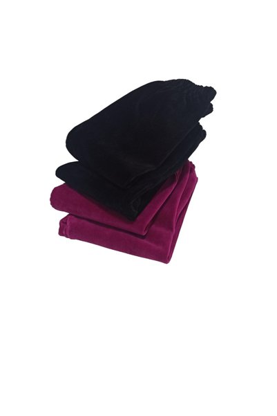 AKL Girl's Velvet Tights Set of 4 Lycra Thick Winter (3-10 AGE GROUP)