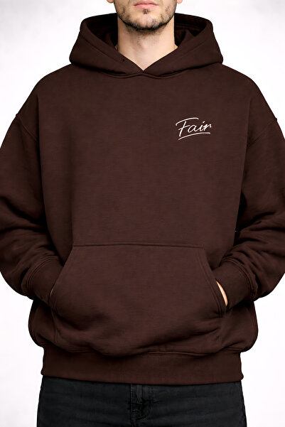 ArtYus Fair Written Print 3 Thread Unisex Hooded Sweatshirt