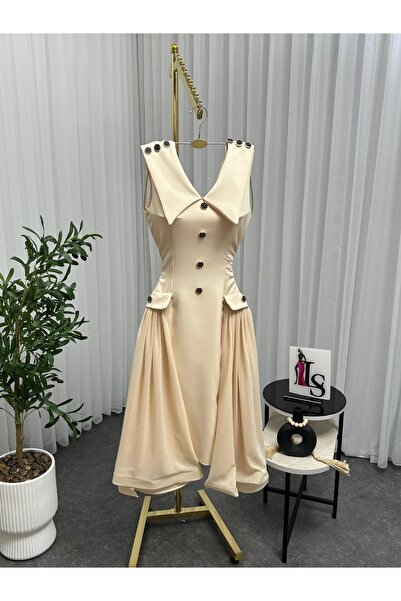 SILA fashion Midi evening dress