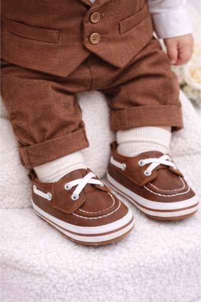 HANNA Pantofiori maro tip mocasini de ocazie