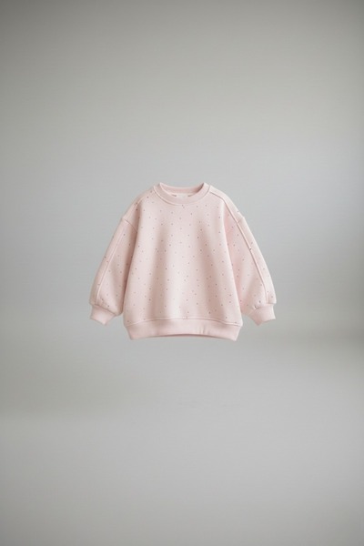 Soar Kids Aksesuar Girl's Oversized Pattern Sweatshirt