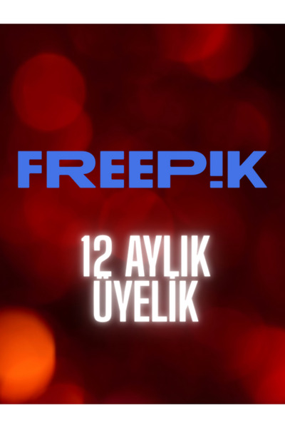 freepik 12 Ay 20 İndirme