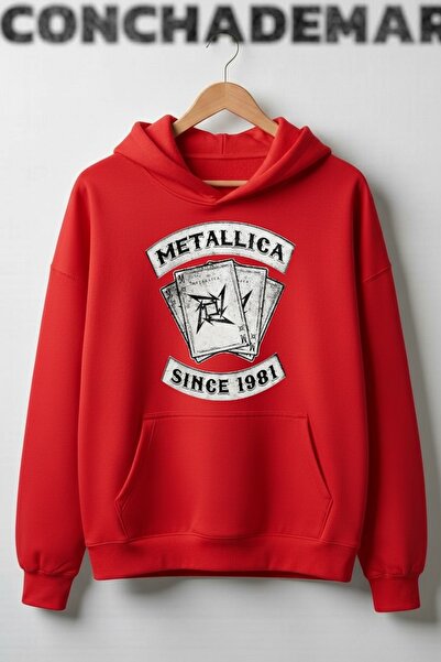 Vordevia Metallica Printed Premium Cotton 3 Thread Combed Special Design Swea...