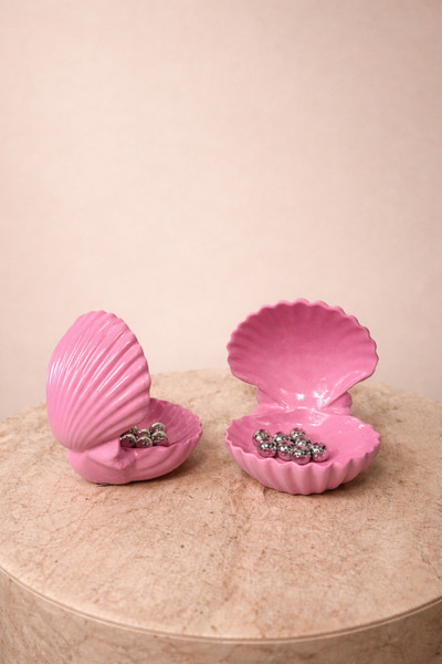 Voova Pembe İstiridye Modern Dekoratif Takılık & Obje