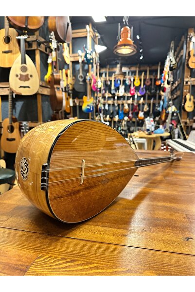 PENA MÜZİK Kısa Sap Üst Seri Tam Profesyonel Karaağaç Bağlama 40 Tekne