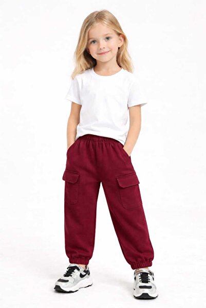 BEBEĞİME ÇORAP Cargo Pocket Pack Children's Sweatpants - School Sweatpants Jo...