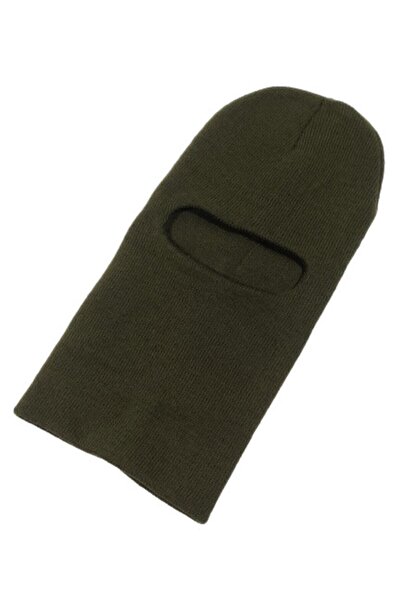 direkstoktan Unisex Askeri Yeşil Kışlık Tek Gözlü Kar Maskesi