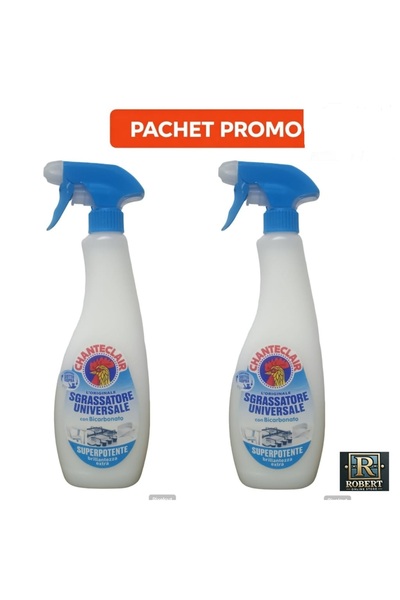 Chanteclair Economical Degreaser with Bicarbonate Package – 2 x 600 ml