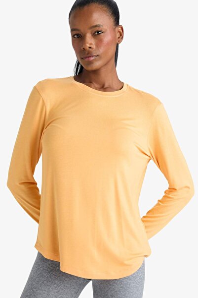 DeFacto Standard Fit Crew Neck Sportsman Long Sleeve T-Shirt G3779Ax25Sp