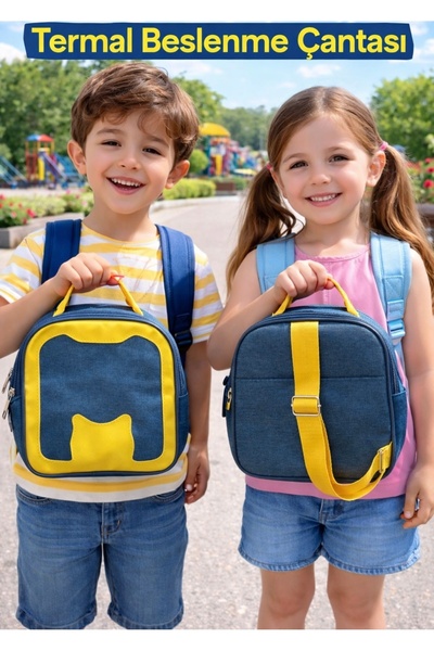 CNSZ Insulated Lunch Bag, Lunch Box with Strap, with Pockets, Side Shoulder D...