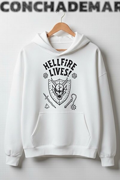 Vordevia Stranger Things Hellfire Lives Printed Premium Cotton 3 Thread Combe...