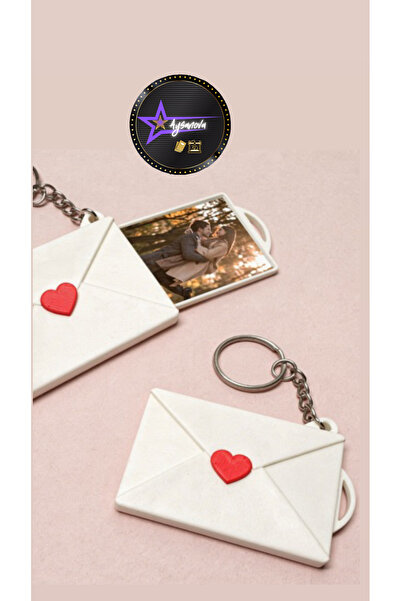 aysanova Photo Love Letter Keychain,Gift,Valentine's Day