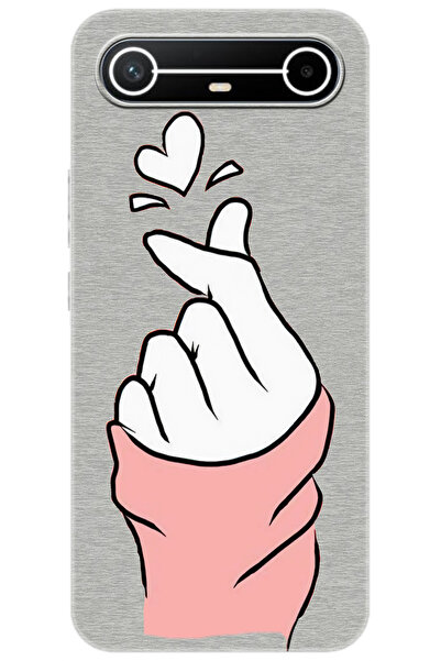 Ceppare Tecno Spark Slim 5G (KM9) Uyumlu Kılıf Desen Baskılı Silikon Parmak Ş...