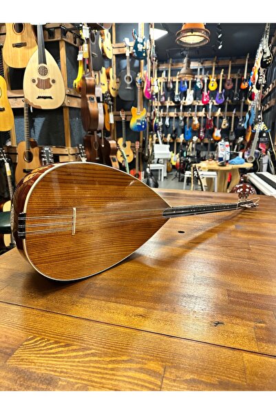 PENA MÜZİK Kısa Sap Üst Seri Tam Profesyonel Ardıç Bağlama 40 Tekne