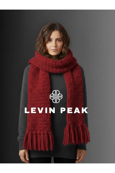 Levin Peak Winter Core %100 Doğal Yün Premium Atkı & Şal