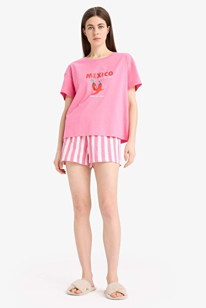 DeFacto Regular Fit Short Sleeve 2-Piece Set E4632Ax25Hs