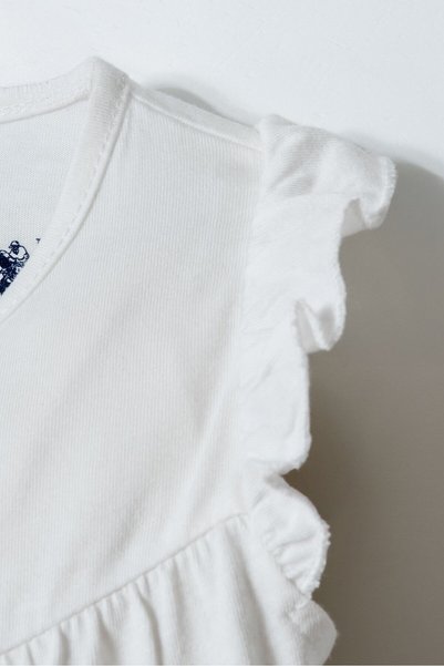 U.S. Polo Assn. Baby Girl White Suit