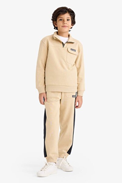 DeFacto Boy's 2-Piece Set Printed Sweatshirt Sweatpants G5639A825Cw