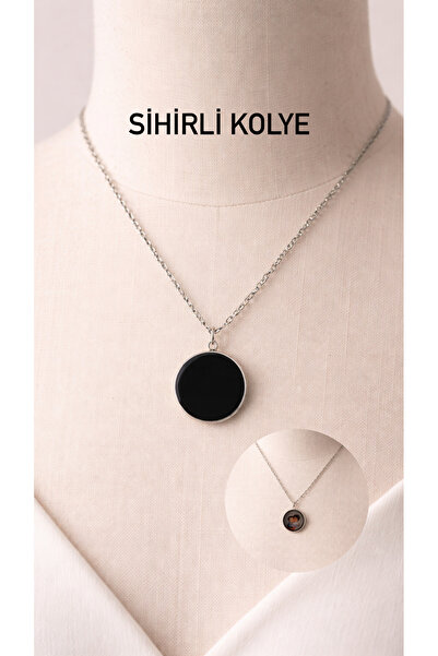 Çelik Kişiye Özel Sihirli Kolye - Sevdiklerinize Özel