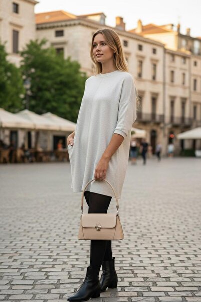 Larolina Beige Shoulder Bag and Handbag