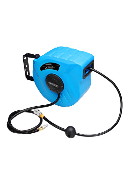 monzana Furtun de aer comprimat cu tambur și cuplaj rapid 3/8 ", 10 m