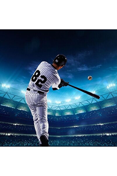 Relaxdays Bâtă de baseball, aluminiu, neagră, 86 x 5 cm