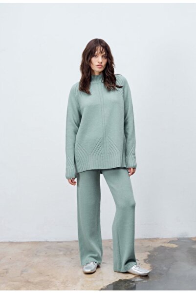 Burcia Knitwear Sweater Trouser Set