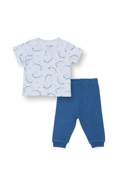 ebebek Hello Baby HelloBaby HelloBaby Erkek Bebek Tshirt-Patiksiz Alt Hayvan ...