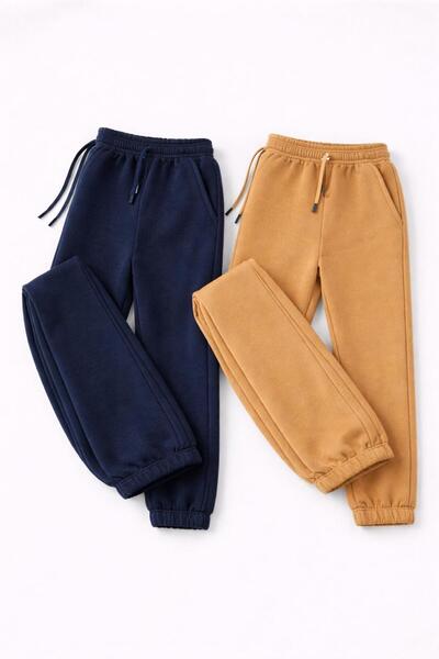 MARKATEM Buy Elastic and Lace-Up Eşortman Altı Joger Pants, 3-Thread Ribbed E...