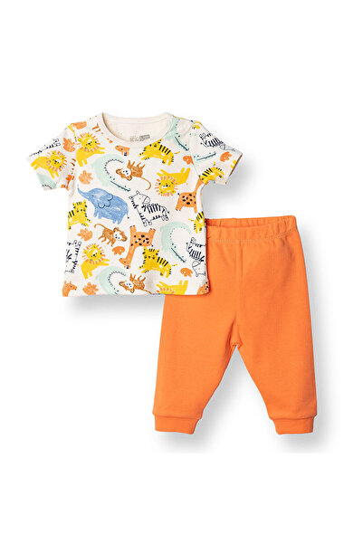 ebebek Hello Baby HelloBaby HelloBaby Erkek Bebek Tshirt-Patiksiz Alt Hayvan ...