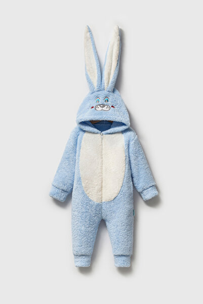 MAHFEL Welsoft Blue Patterned Winter Plush Sleeping Bag 1–6 Years