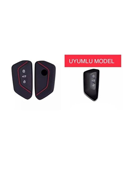 Ufak Tefek Şeyler New Volkswagen Caddy Silicone Key Protection Case Black Color