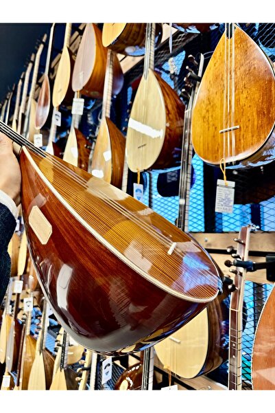 PENA MÜZİK Uzun Sap Üst Seri Tam Profesyonel Ardıç Bağlama 41 Tekne