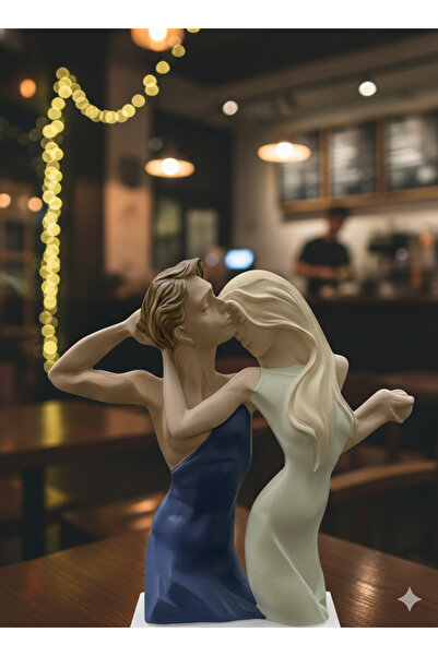 İki Cadı Tasarım Soyut Kadın Ve Erkek Dekoratif Polyester Heykel