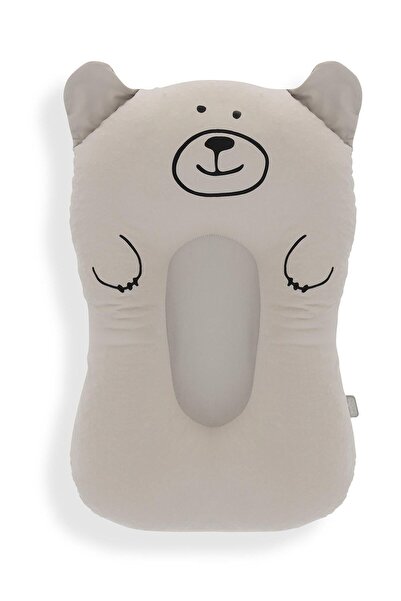 Babyjem Sevimli Kedi Köpüklü Bebek Banyo Küvet Yatağı Gri (Straforlu - Suda B...