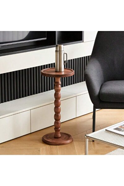 Mtanvxay طاولة قهوة خشبية صغيرة متعددة الاستخدامات، صينية جانبية لغرفة المعيش...