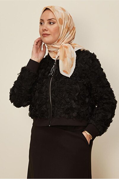 Alvina Flower Patterned Scarf 8563