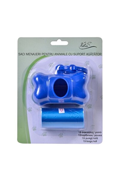 Vidrix Set de saci igienici pentru animale de companie Vidrix, cu suport și c...