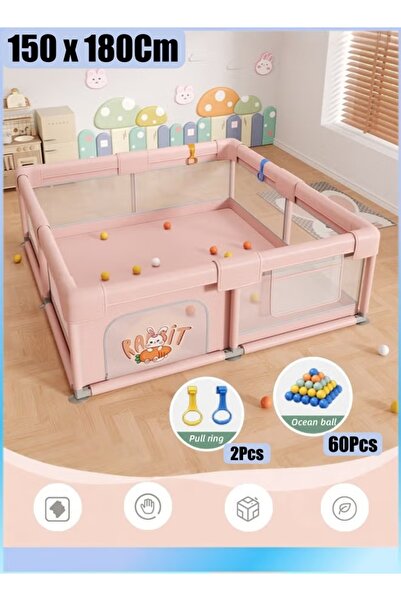 Generic Baby Playpen 150x180cm Baby Crawling Fence Playard Activity Center wi...