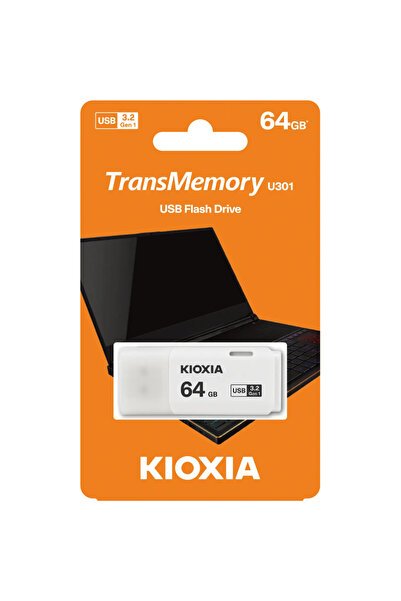 CT STONES Kioxia U301W 64Gb USB 3.2 Gen1 Transmemory Flash Disk (White)