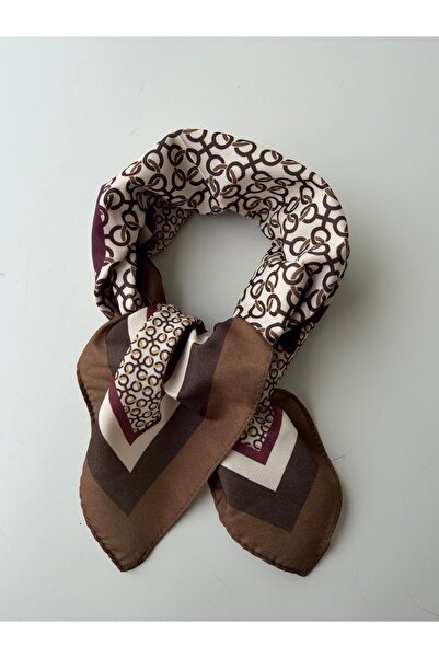 who knows ¿ Colorful Patterned Scarf Bandana 70X70Cm Women's Clothing Accessory