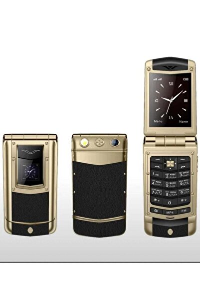 Hope Luxury Flip Phone - Dual Sim Keypad Mobile - Classic Flip Design - Gold ...