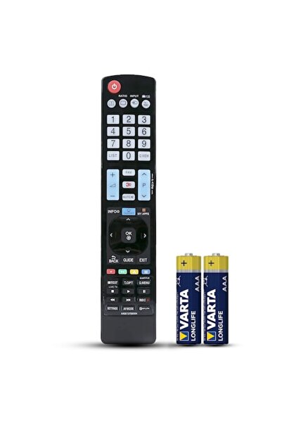 temix LG compatible remote control, AKB73756504, dedicated Smart buttons, 3D,...
