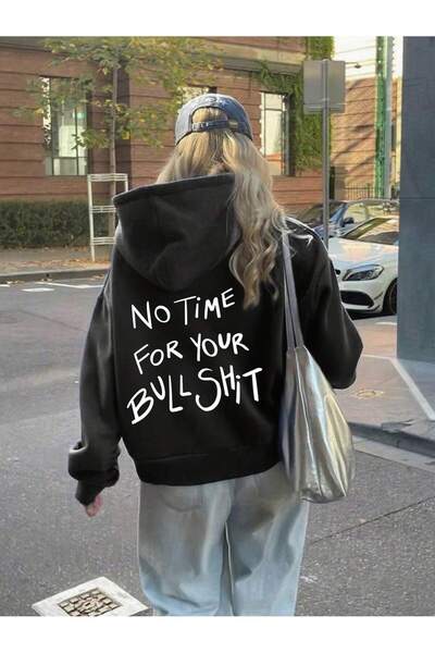 DAXİS Sportwear Company Hanorac cu glugă și imprimeu pe spate pentru femei