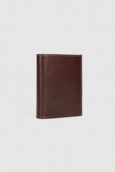 Store محفظة رجالية من الجلد الطبيعي مع حماية RFID من دوكة