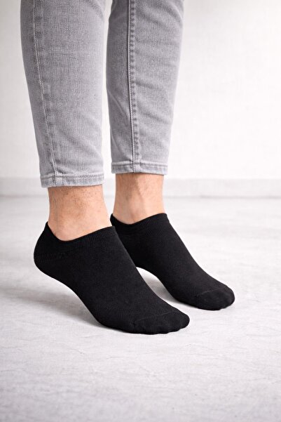 Kompedan Pachet de 3 șosete negre din bumbac pentru bărbați